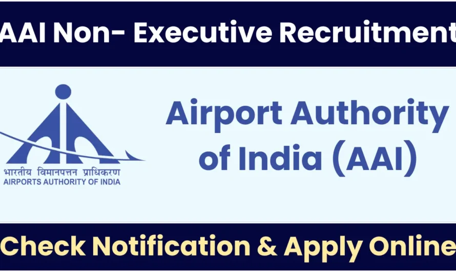 AAI Non-Executive Recruitment 2025 – Apply Online