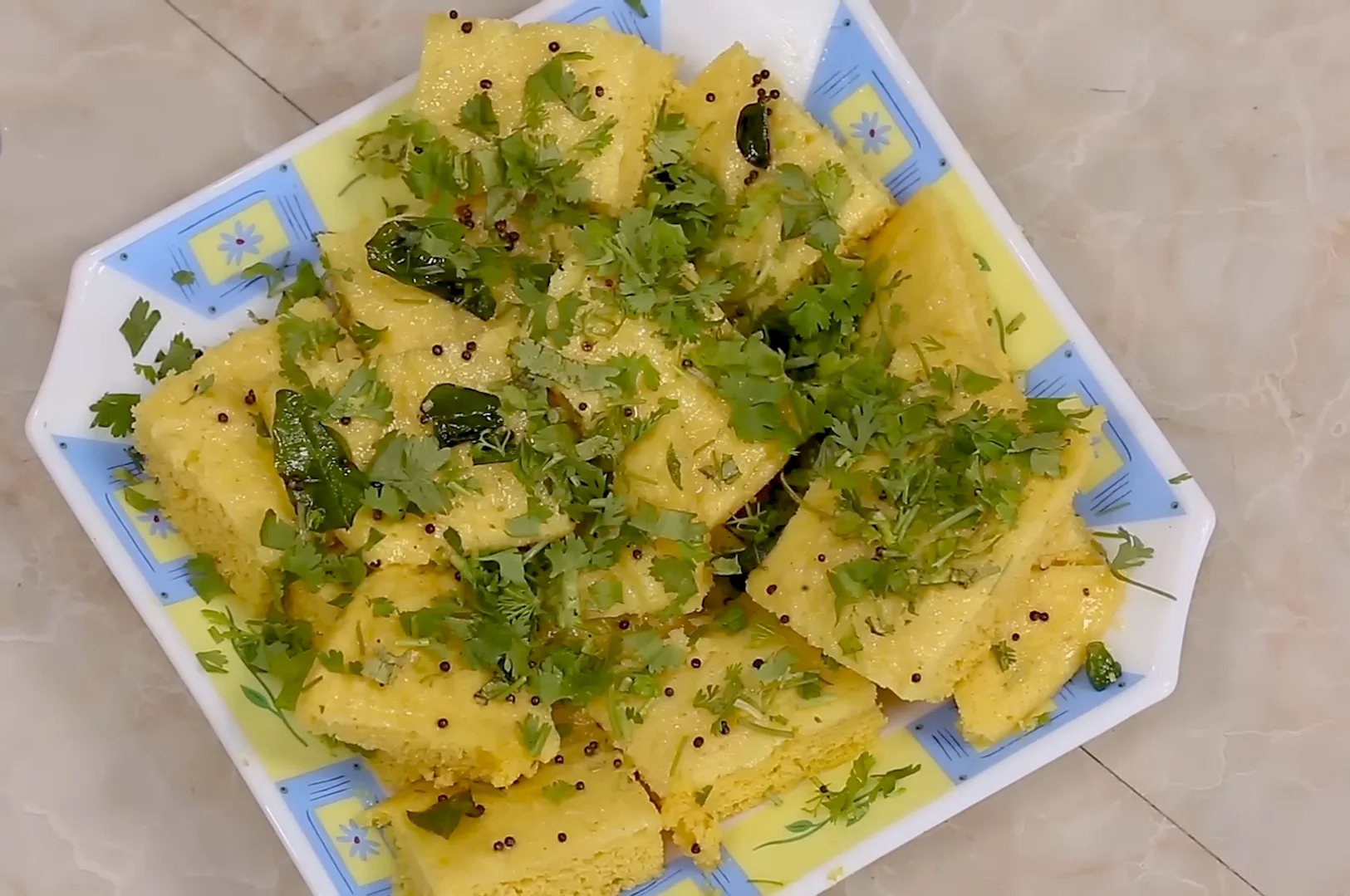 Fluffy and Spongy Dhokla Recipe