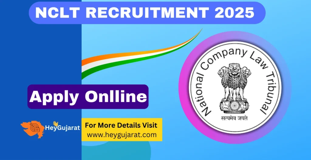 NCLT Recruitment 2025 For Assistant Registrar (AR)