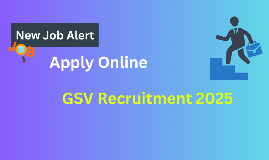 Gati Shakti Vishwavidyalaya Recruitment for Various Posts 2025