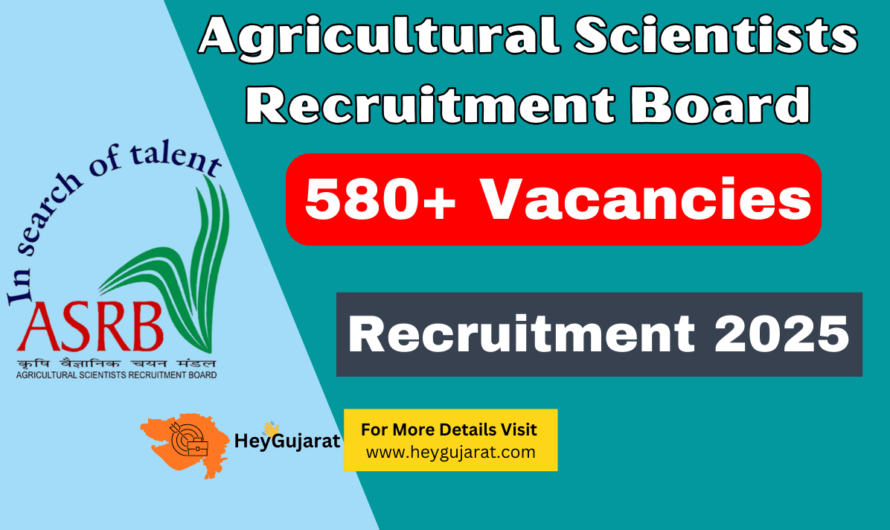 ASRB Recruitment 2025: Apply Online for NET, ARS, SMS, and STO Posts