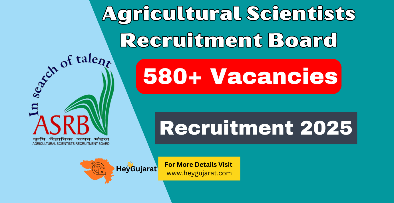 ASRB Recruitment 2025: Apply Online for NET, ARS, SMS, and STO Posts