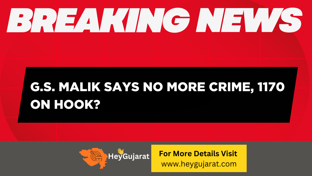 G.S. Malik Says No More Crime 1170 on Hook