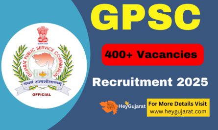 GPSC Recruitment 2025 Apply Online for 422 Posts