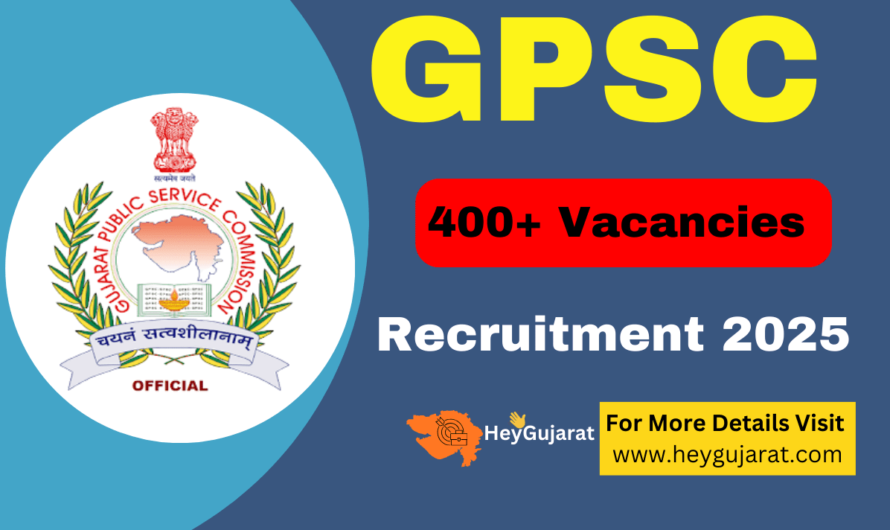 GPSC Recruitment 2025: Apply Online for 422 Posts