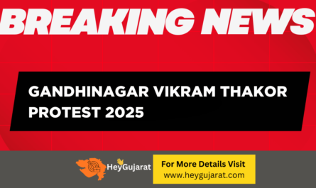 Gandhinagar Vikram Thakor Protest 2025