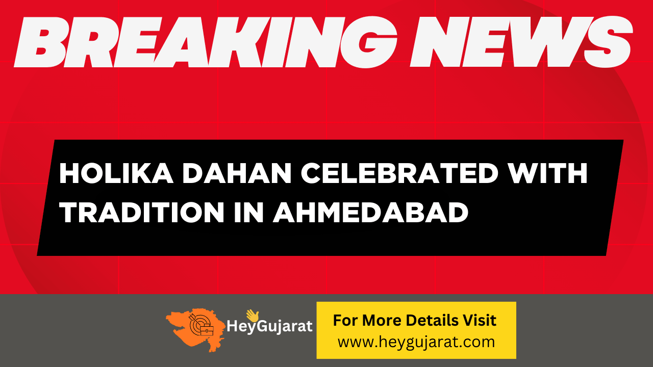 Holika Dahan Celebrated with Tradition in Ahmedabad