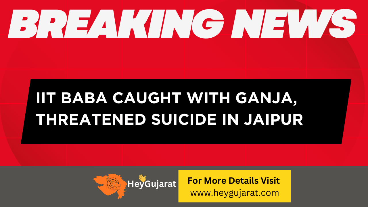 IIT Baba Caught with Ganja, Threatened Suicide in Jaipur