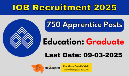 Indian Overseas Bank (IOB) Recruitment 2025: Apply Online for 750 Apprentice Posts