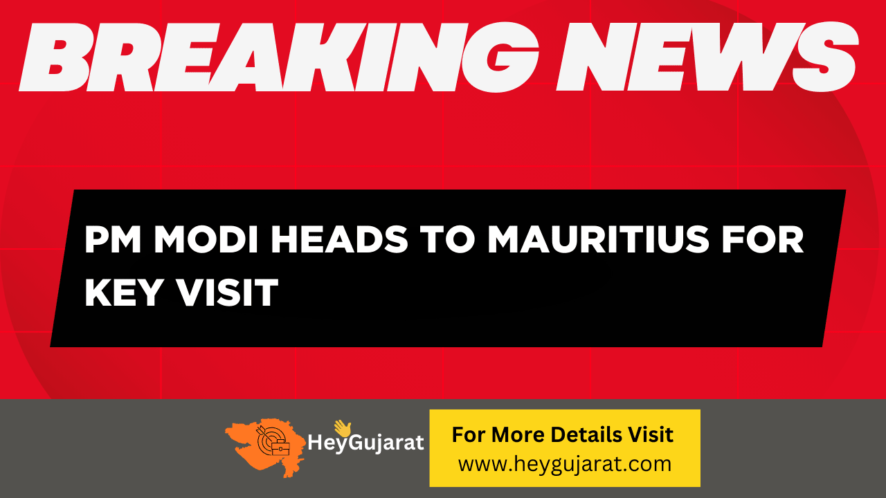 PM Modi Heads to Mauritius for Key Visit