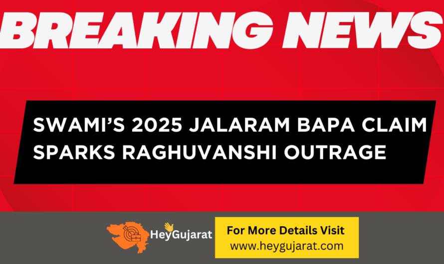 Swami’s 2025 Jalaram Bapa Claim Sparks Raghuvanshi Outrage