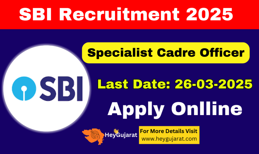 SBI Bank Recruitment 2025: Apply Online for Specialist Cadre Officer