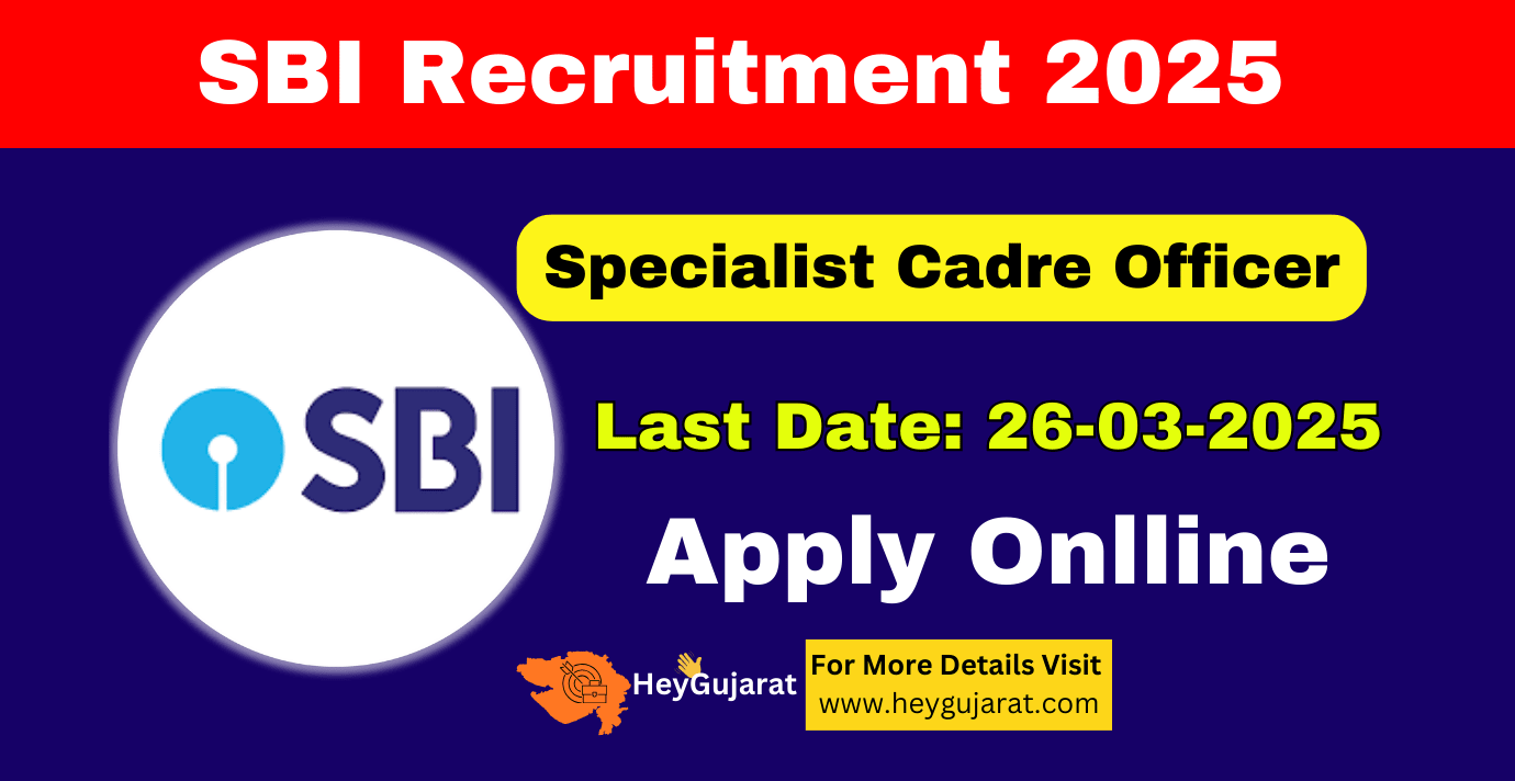 SBI Bank Recruitment 2025: Apply Online for Specialist Cadre Officer