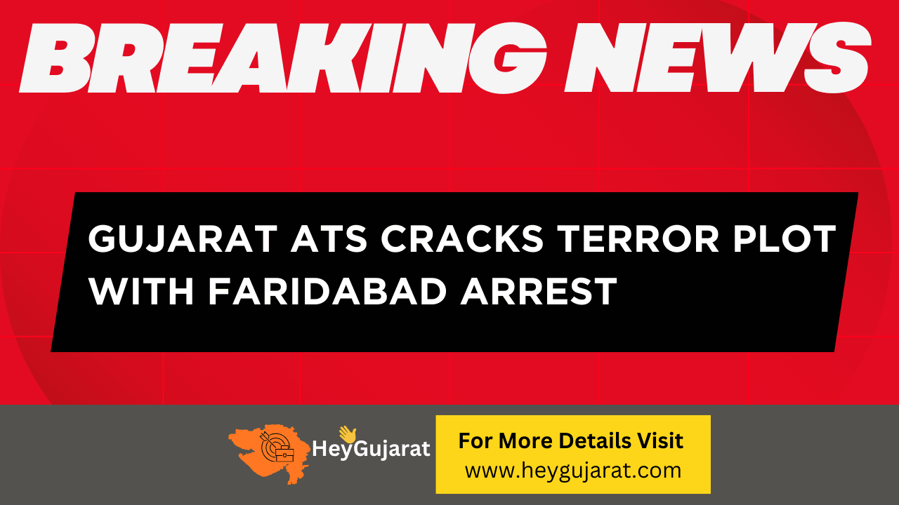 Gujarat ATS Cracks Terror Plot with Faridabad Arrest